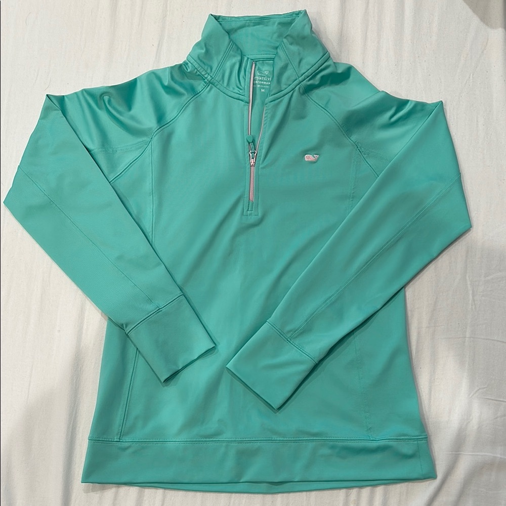 Women's Vineyard Vines Teal Performance Sweatshirt